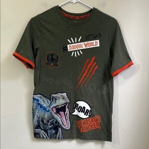 Jurassic World Boys Short Sleeve Graphic Tee Size XXL (18)